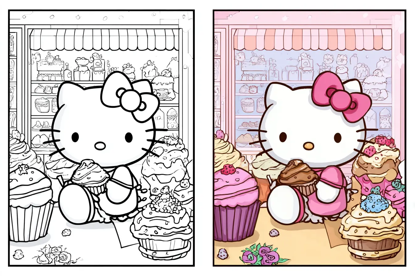 76+ Best Hello Kitty Coloring Pages (Free and Printable)