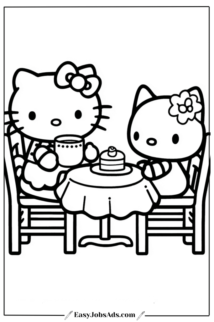 Hello Kitty and Kuromi's Tea Party