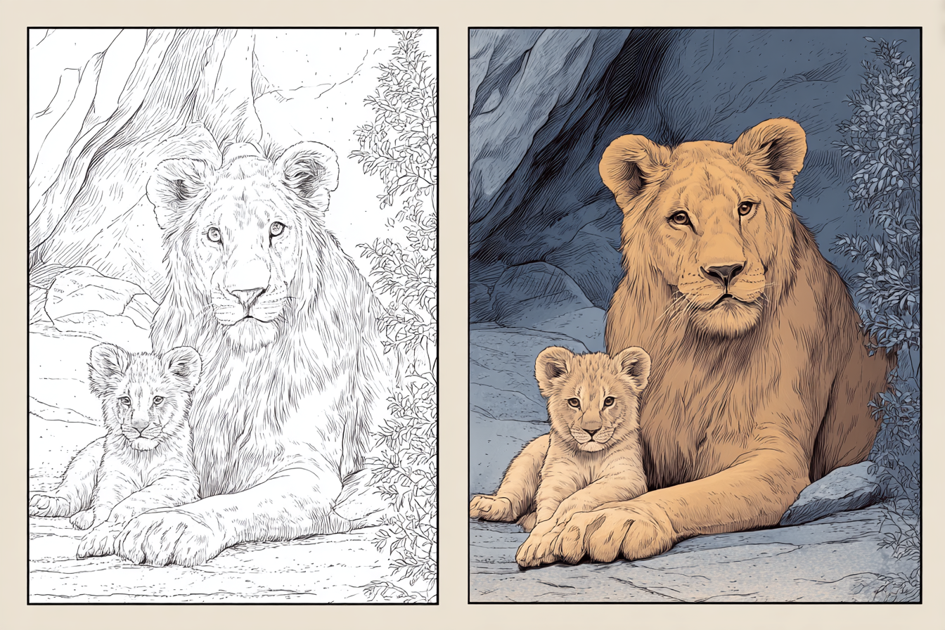 Zoo Coloring Pages Printable Pages for Kids & Toddlers