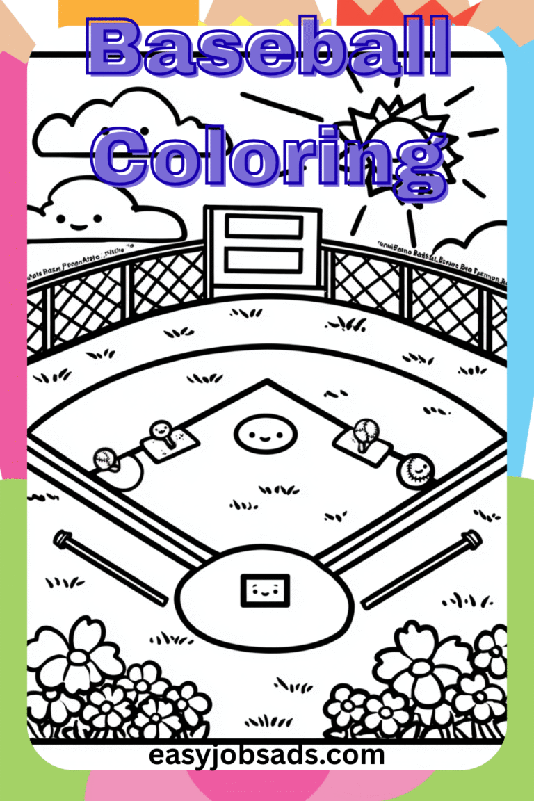 Baseball Coloring Pages