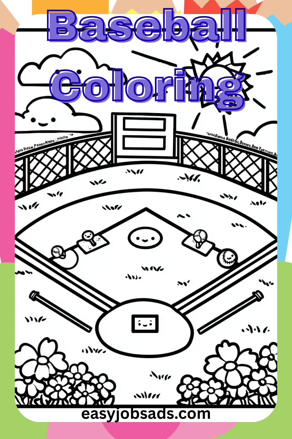Baseball Coloring Pages