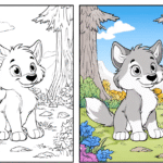 Wolf Coloring Pages