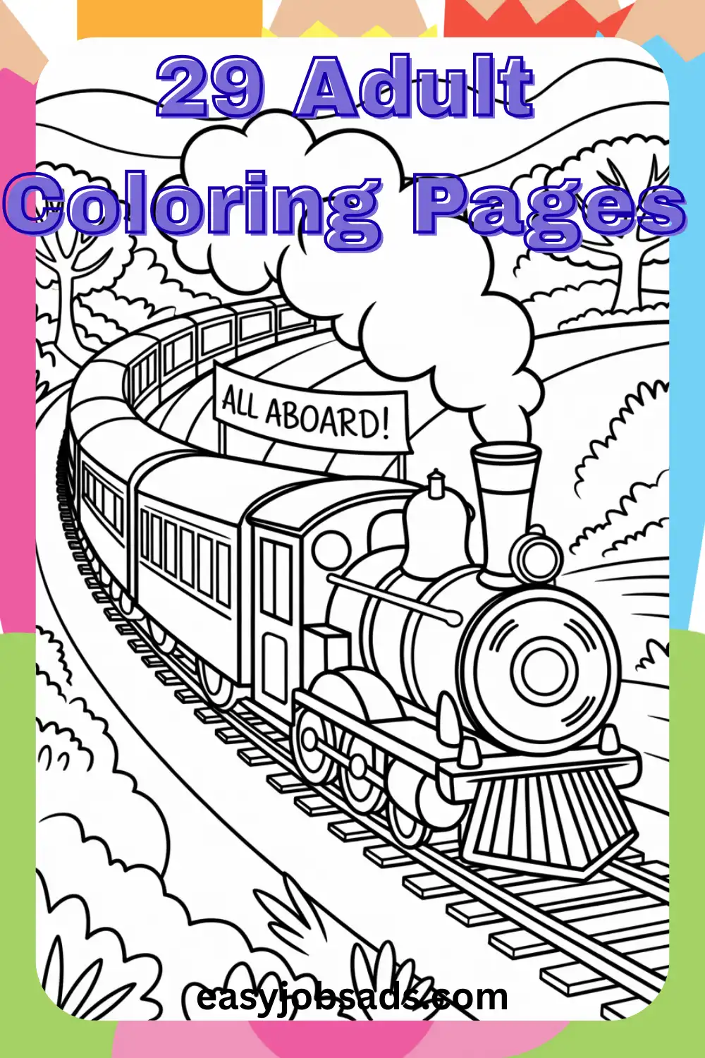 29 Adult Coloring Pages