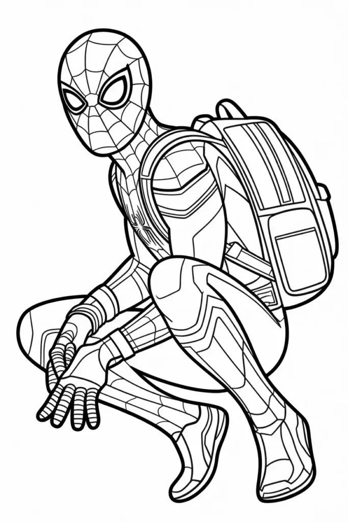 Spider Men Coloring Pages (1)
