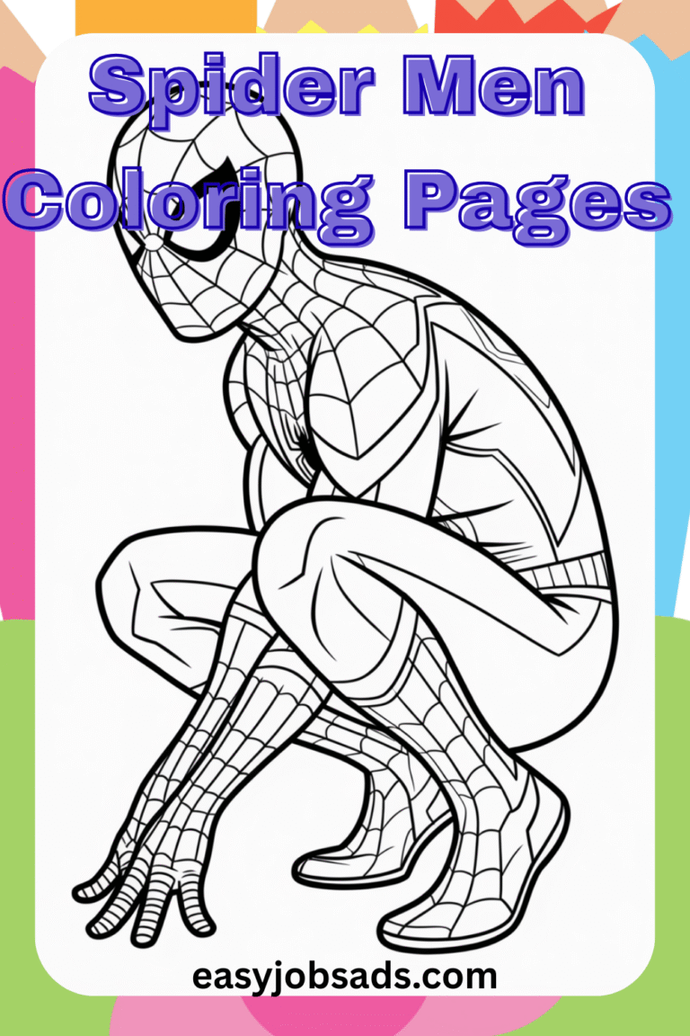 Spider Men Coloring Pages