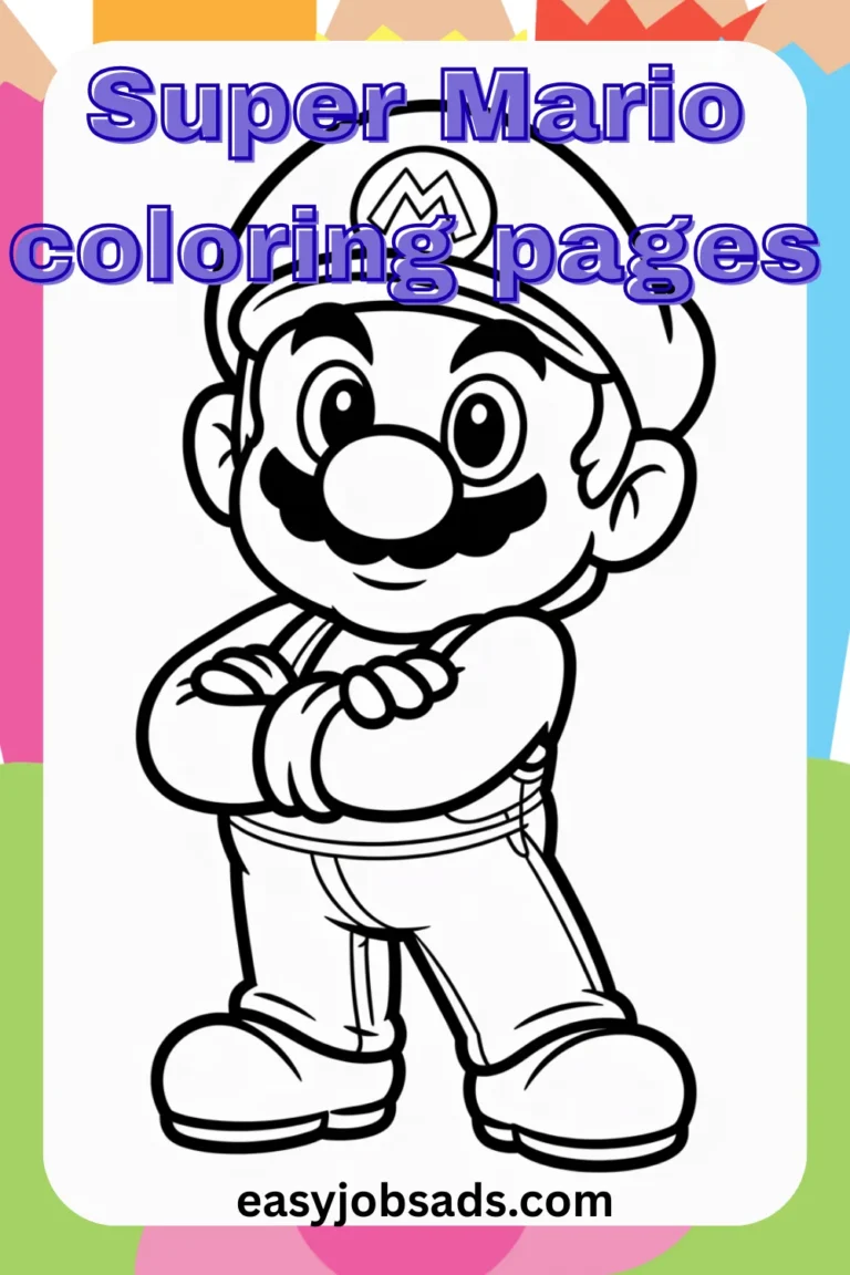 Super Mario coloring pages