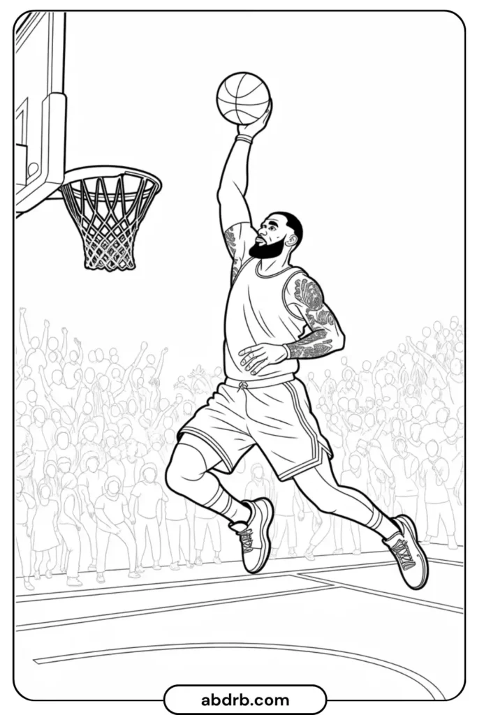 LeBron James Coloring Pages (2)