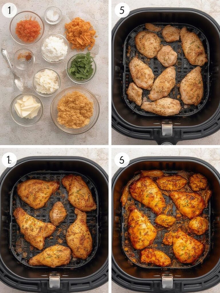 air fryer chicken recipes, air fryer chicken wings, Step