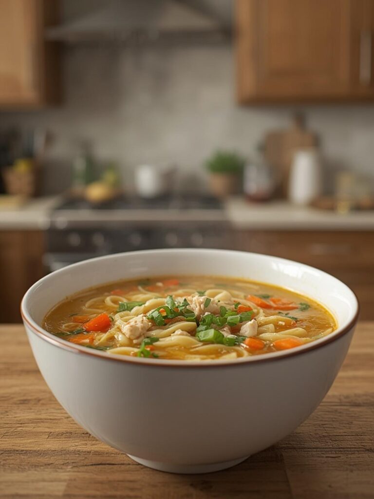 chicken noodle soup recipe, homemade chicken soup