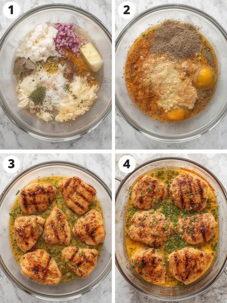 grilled chicken recipes, BBQ chicken recipes, Step