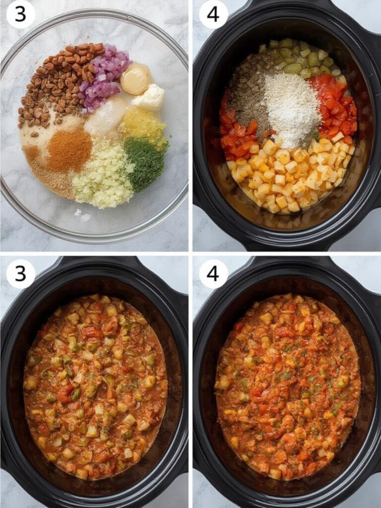 healthy crockpot recipes, slow cooker meals, Step