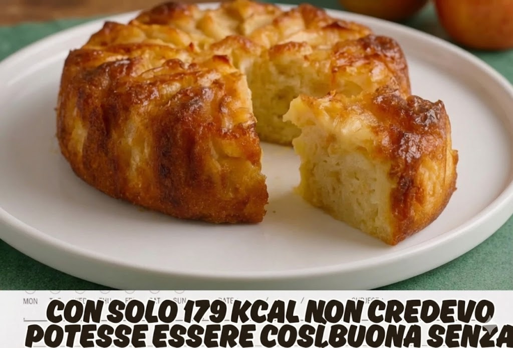 🍎 Torta di Mele Fit: 100% Naturale e Senza Zuccheri Aggiunti